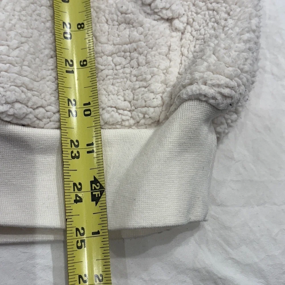 TALENTLESS Cream Sherpa Sweater